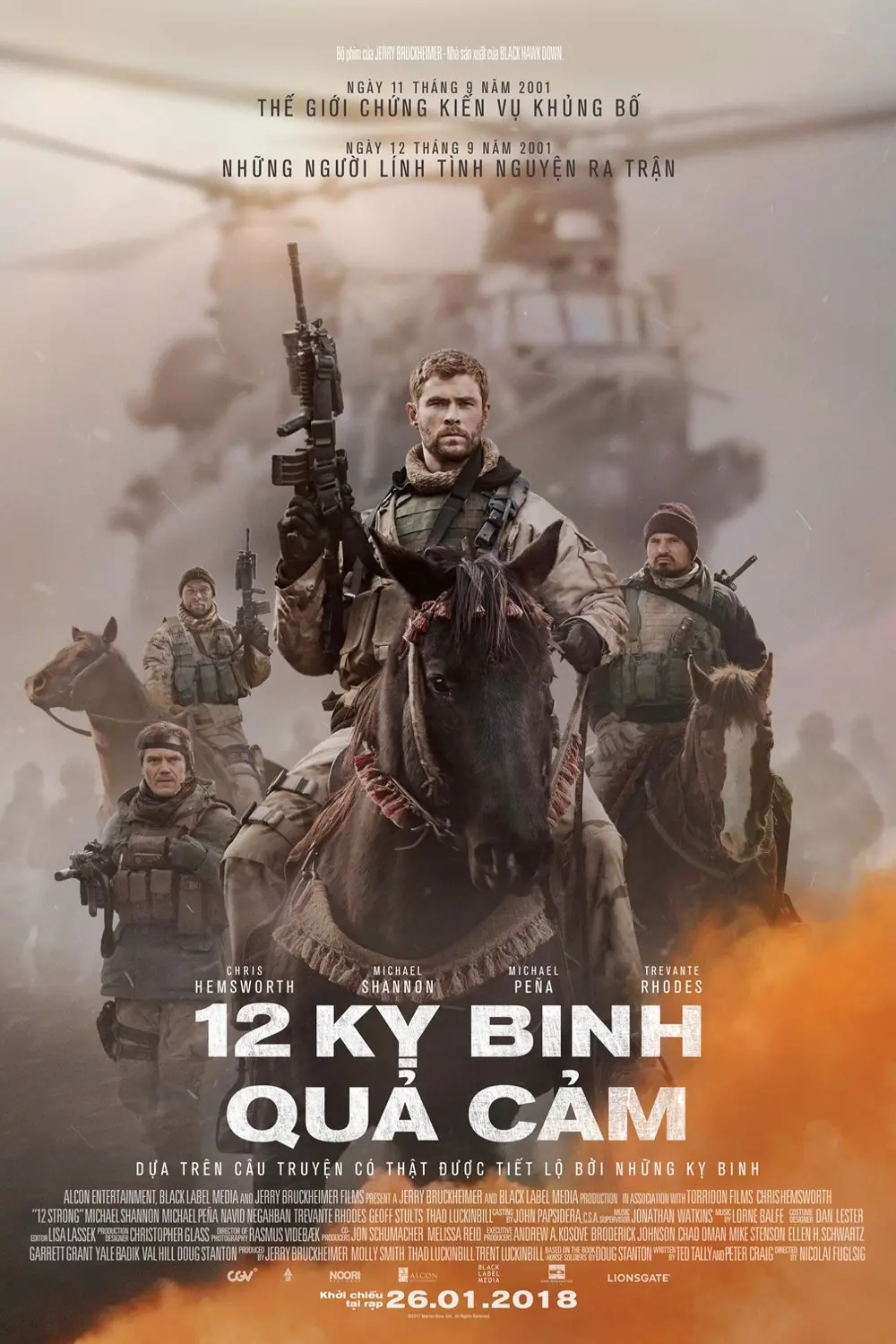 Xem phim 12 Kỵ Binh Quả Cảm